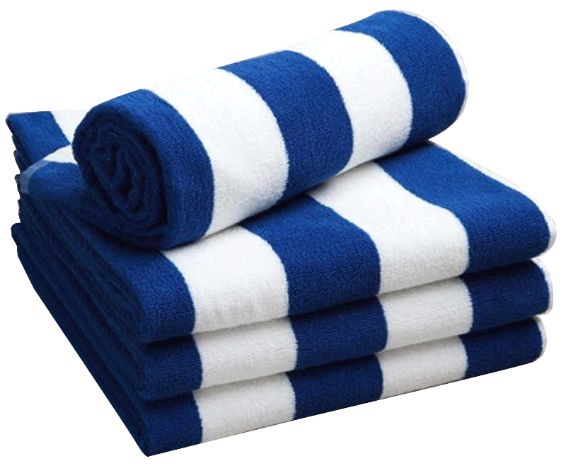 Coned Dyed Navy Towel